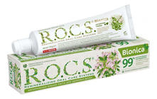 R.O.C.S. Зубная паста Лечебные травы Bionica 74г