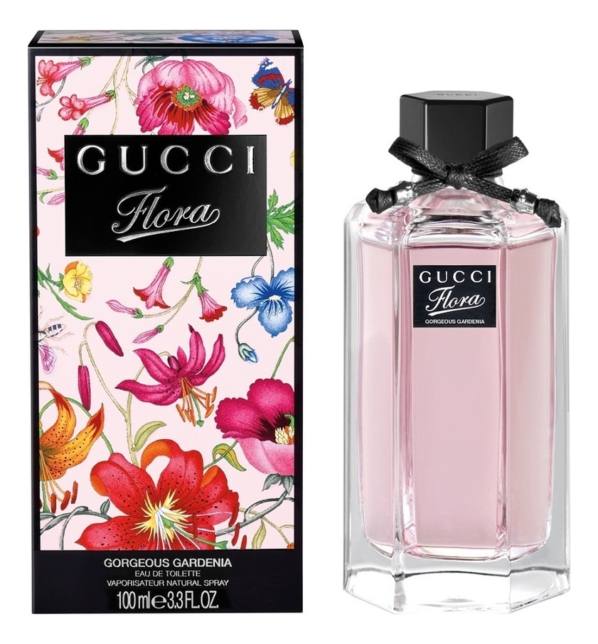 

Flora by Gucci Gorgeous Gardenia: туалетная вода 100мл, Flora By Gucci Gorgeous Gardenia