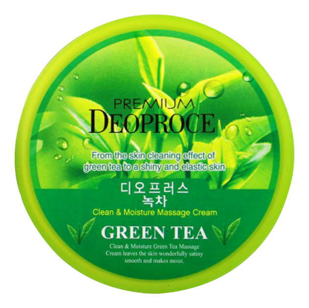 Крем массажный Premium Clean &amp; Moisture Green Tea Massage Cream 300г от Randewoo