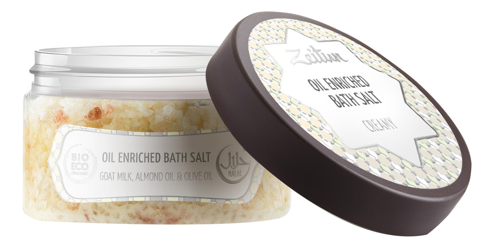 Соль для ванн с эфирными маслами Сливочная c козьим молоком Natural Bath Salt Creamy 250мл от Randewoo