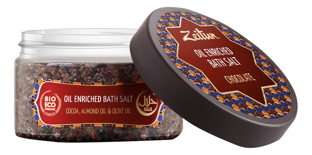 

Соль для ванн с эфирными маслами Шоколадная Natural Bath Salt Chocolate 250мл