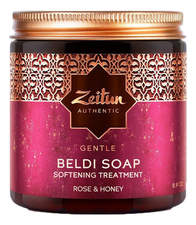 Zeitun Деревенское мыло No3 для чувствительной кожи с маслом дамасской розы и медом 250мл