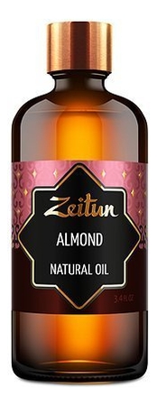 Масло миндальное Sweet Almond Oil 100мл now foods масло миндальное для тела увлажняющее almond oil sweet 118 мл