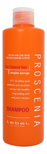 Шампунь для окрашенных волос Proscenia Shampoo For Colored Hair 300мл: Шампунь 300мл shot 6 44 крем краска для волос темный блонд интенсивно медный sh btb colored 100 мл