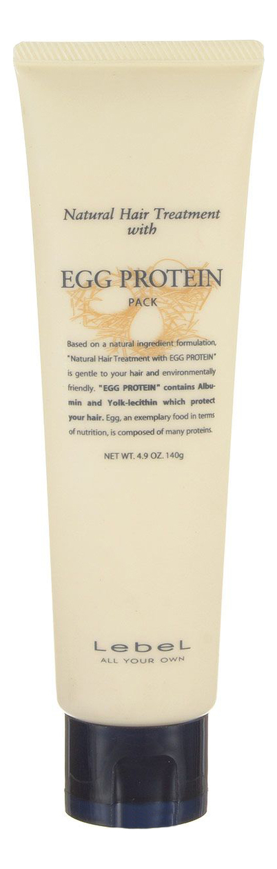 

Маска для волос с яичным протеином Natural Hair Treatment With Egg Protein Pack: Маска 140г, Маска для волос с яичным протеином Natural Hair Treatment With Egg Protein Pack