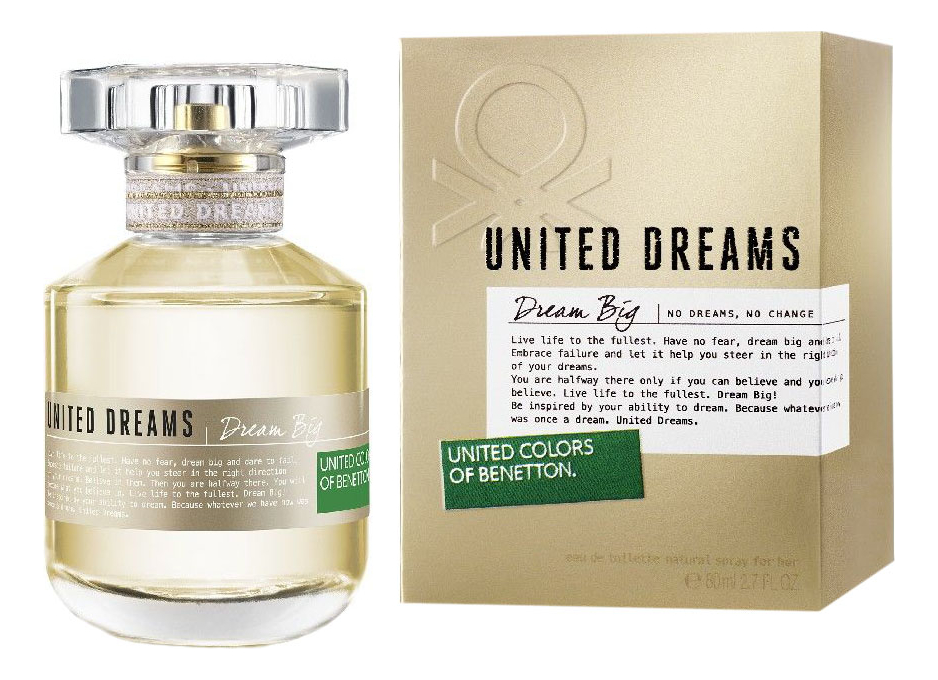 

United Dreams Dream Big: туалетная вода 80мл, United Dreams Dream Big