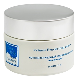 Ночной увлажняющий крем для лица с витамином Е Aqua 24 Vitamin E Moisturizing Cream 50мл