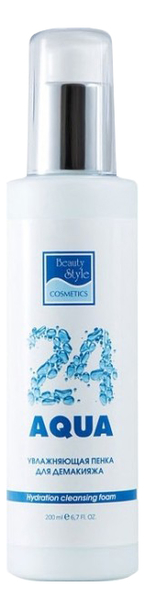 

Увлажняющая пенка для демакияжа Aqua 24 Hydration Cleansing Foam 200мл