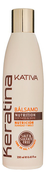 Укрепляющий бальзам-кондиционер для волос с кератином Keratina Nutrition Balsamo 250мл