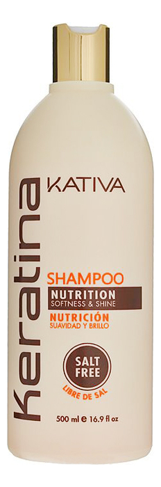 

Укрепляющий шампунь с кератином для всех типов волос Keratina Nutrition Shampoo: Шампунь 500мл, Укрепляющий шампунь с кератином для всех типов волос Keratina Nutrition Shampoo