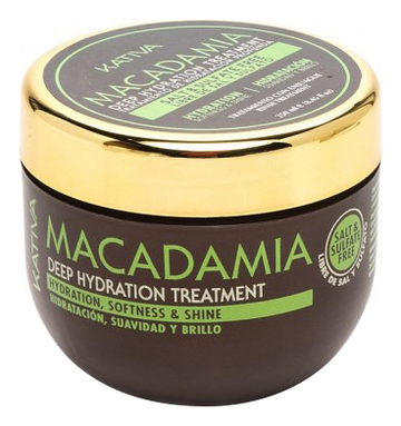 Купить Интенсивно увлажняющая маска для волос Macadamia Deep Hydration Treatment: Маска 250мл, Kativa