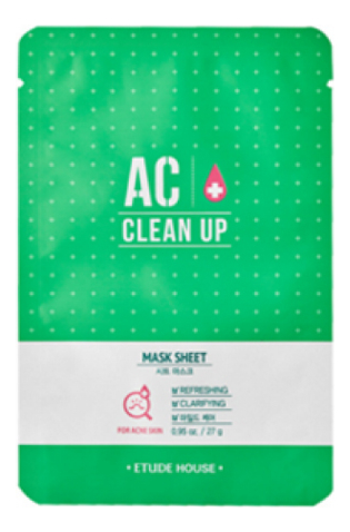 

Маска тканевая для проблемной кожи AC Clean Up Mask Sheet 27г