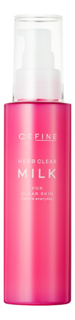 CEFINE Очищающее молочко-пилинг для лица Beauty-Pro Series Herb Clear Milk 120мл