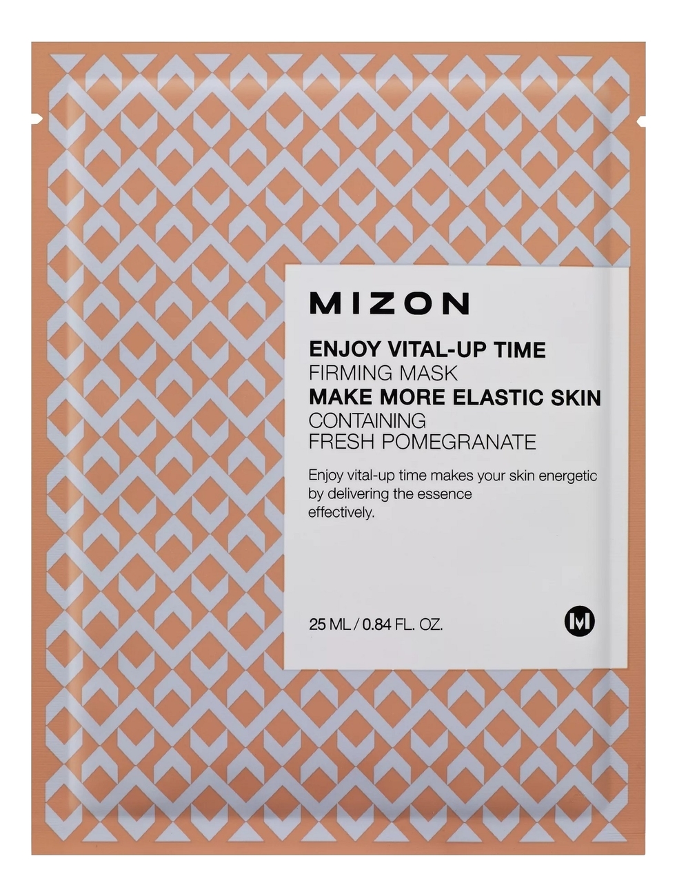 

Маска листовая для лица укрепляющая с экстрактом граната Enjoy Vital-Up Time Firming Mask 25мл