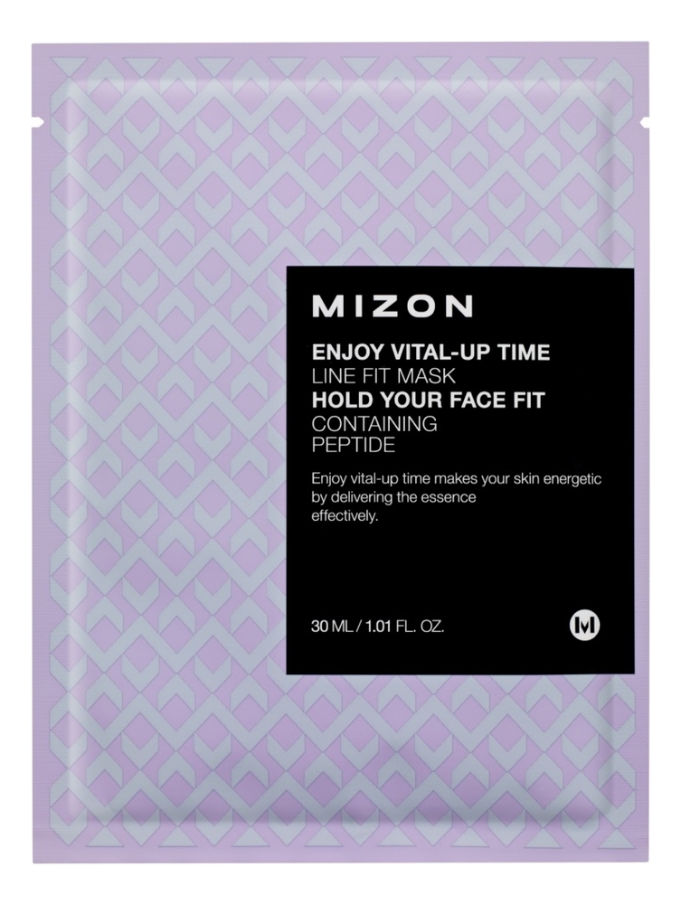 

Маска листовая для подтяжки овала лица Enjoy Vital-Up Time Line Fit Mask 30мл