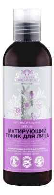

Тоник для лица матирующий 100% Natural Light Mattifying Face Toner 200мл