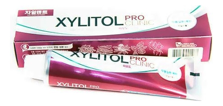 

Зубная паста Xylitol Pro Clinic Oritental Medicine Contained Purple Color 130г