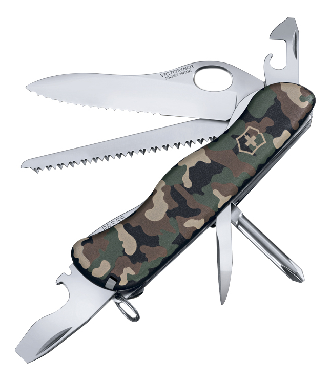 

Нож перочинный Trailmaster One Hand 111мм 12 функций (камуфляж)