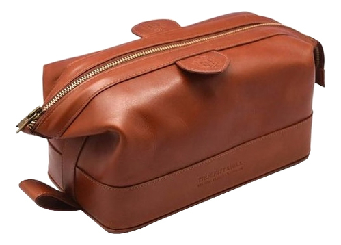 

Косметичка на молнии Gentleman's Wash Bag (коричневая)