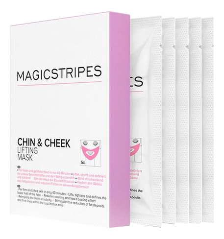 Маска с эффектом лифтинга для подбородка и щек Chin & Cheek Lifting Mask 5шт