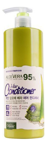 Кондиционер для волос с экстрактом алоэ вера и комплекс витаминов Aloe Vera Hair Conditioner 95% 500мл от Randewoo