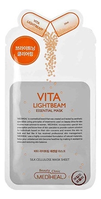 Маска для лица осветляющая Vita Lightbeam Essential Mask 25мл от Randewoo