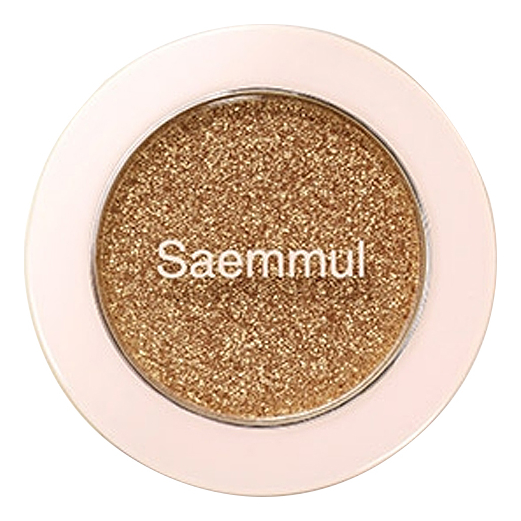 Тени для век с глиттером Saemmul Single Shadow Glitter 1,6г: YE02 тени для век с глиттером saemmul single shadow glitter 1 6г pk05