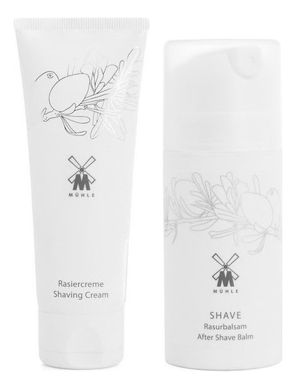 Набор Skincare Organic (крем для бритья Shaving Cream 75мл + бальзам после бритья After Shave Balm 100мл) набор skincare sea buckthorn крем для бритья облепиха shaving cream 75мл бальзам после бритья after shave balm 100мл