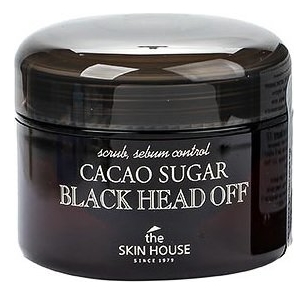 Скраб для лица против черных точек с коричневым сахаром и какао Cacao Sugar Black Head Off 50г
