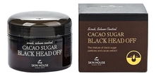 The Skin House Скраб для лица против черных точек с коричневым сахаром и какао Cacao Sugar Black Head Off 50г