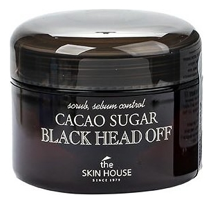 

Скраб для лица против черных точек с коричневым сахаром и какао Cacao Sugar Black Head Off 50г