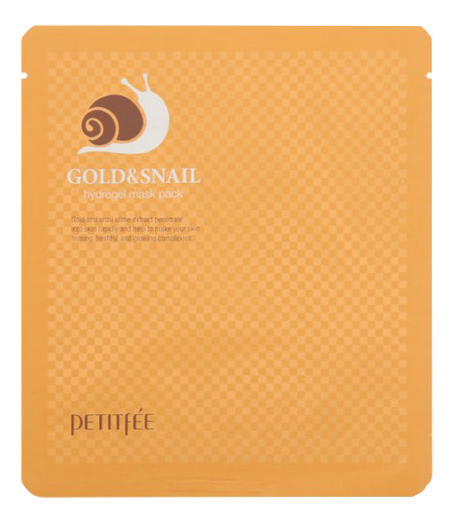 

Гидрогелевая маска для лица с золотом и муцином улитки Gold & Snail Hydrogel Mask Pack: Маска 30г, Гидрогелевая маска для лица с золотом и муцином улитки Gold & Snail Hydrogel Mask Pack