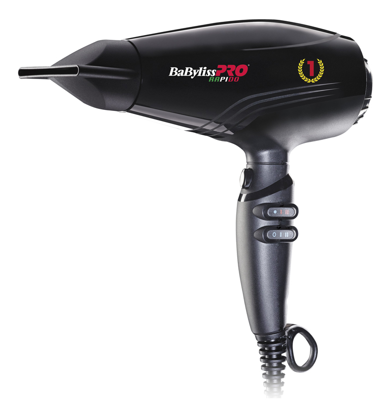 Фен для волос Rapido BAB7000IE 2200W (3 насадки, глушитель, диффузор) от Randewoo