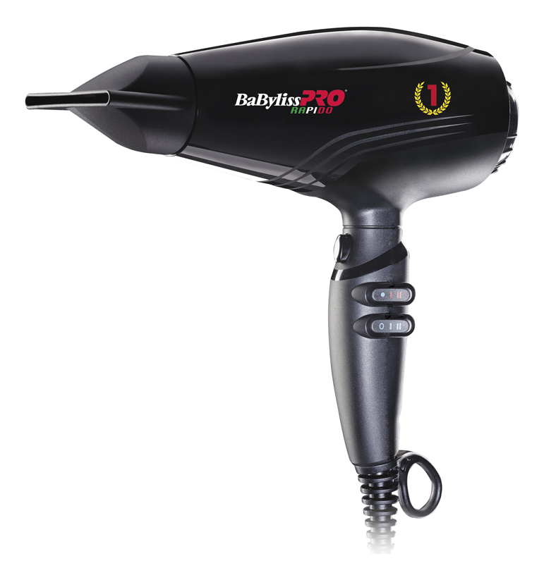 

Фен для волос Rapido BAB7000IE 2200W (3 насадки, глушитель, диффузор)