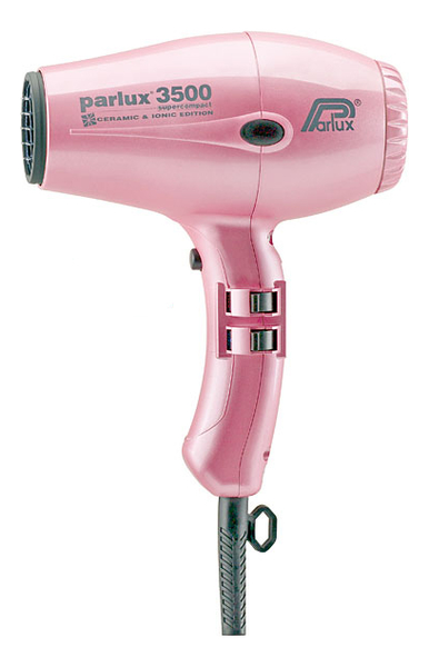 

Фен для волос Supercompact 3500 Ceramic & Ionic 2000W (2 насадки, розовый)