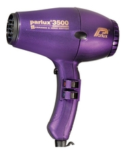 Parlux Фен для волос Supercompact 3500 Ceramic & Ionic 2000W (2 насадки, фиолетовый)