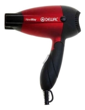Dewal Дорожный фен для волос New Way 03-5512 1000W (красный)
