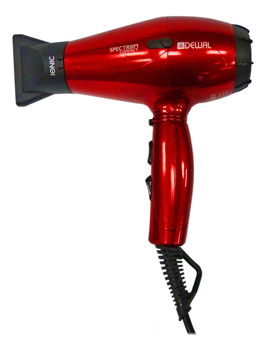 Фен для волос Spectrum Compact 03-109 2100W (2 насадки, красный)