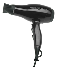 Dewal Фен для волос Profile Compact 03-119 2000W (2 насадки, черный)
