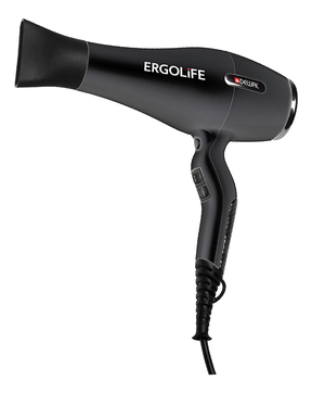 Фен для волос ErgoLife 03-001 2200W (2 насадки, черный)