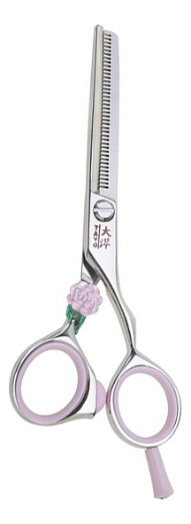 Ножницы парикмахерские филировочные 40 зубцов Роза Duet TS-24055R (5,5)