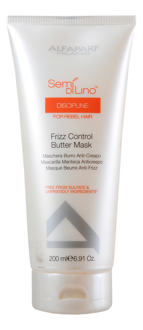 

Разглаживающая маска для волос Semi Di Lino Discipline Frizz Control Butter Mask 200мл: Маска 200мл, Разглаживающая маска для волос Semi Di Lino Discipline Frizz Control Butter Mask