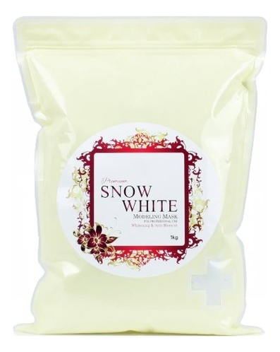 

Маска альгинатная Осветляющая Premium Snow White Modeling Mask 1кг: Маска 1000г (запасной блок), Маска альгинатная Осветляющая Premium Snow White Modeling Mask