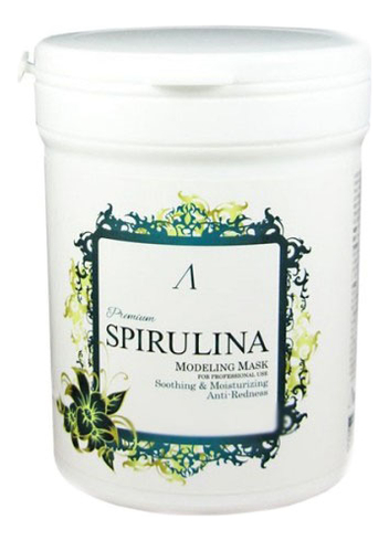 Купить Маска альгинатная увлажняющая с экстрактом спирулины Premium Spirulina Modeling Mask 240г: Маска 240г, Anskin