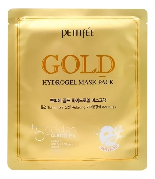 Гидрогелевая маска для лица Gold Hydrogel Mask Pack: Маска 32г