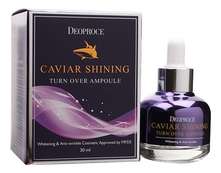 Deoproce Сыворотка для лица с экстрактом икры Caviar Shining Turn Over Ampoule 30г