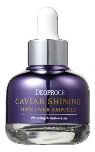 Сыворотка для лица с экстрактом икры Caviar Shining Turn Over Ampoule 30г сыворотка для лица с экстрактом икры caviar shining turn over ampoule 30г