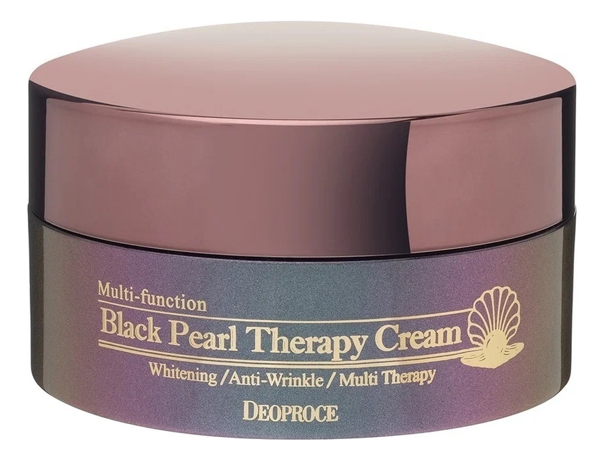 Крем для лица с черным жемчугом антивозрастной Black Pearl Therapy Cream 100г