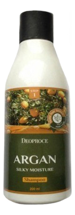 

Шампунь для волос с аргановым маслом Argan Silky Moisture Shampoo 200мл: Шампунь 200мл, Шампунь для волос с аргановым маслом Argan Silky Moisture Shampoo