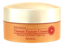 Deoproce Крем для лица ночной омолаживающий Seabuckthorn Vitamin Factory Cream 100г
